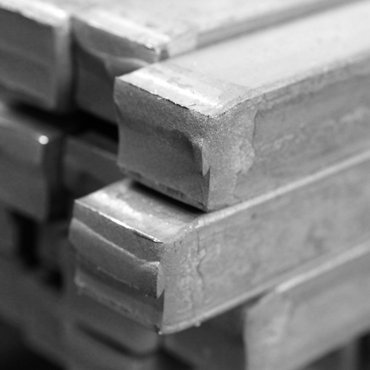 Ongelegeerd constructiestaal S355J2 vierkant