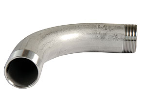 Rvs 316L draadbocht 90 graden BSP