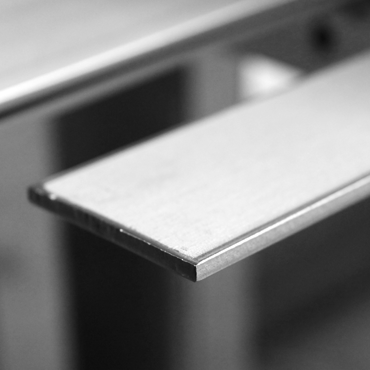 Rvs 1.4404 (316L) geslit plat