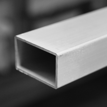 Aluminium EN AW-6060 T66 rechthoekige buis met radius