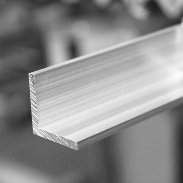 Aluminium EN AW-6060 T66 hoek 15 Mu geanodiseerd