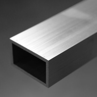 Aluminium EN AW-6060 T66 rechthoekige buis 15Mu geanodiseerd